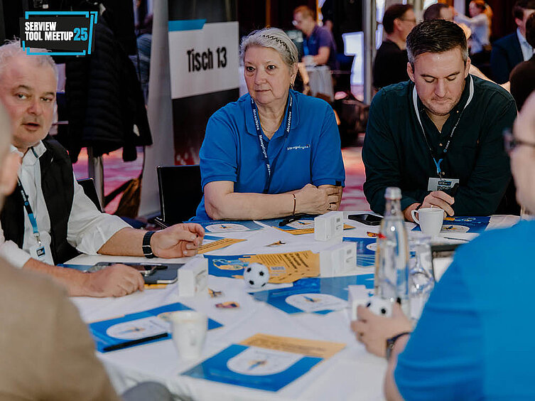 SERVIEW TOOL MEETUP aktive Session der Hersteller und Teilnehmer