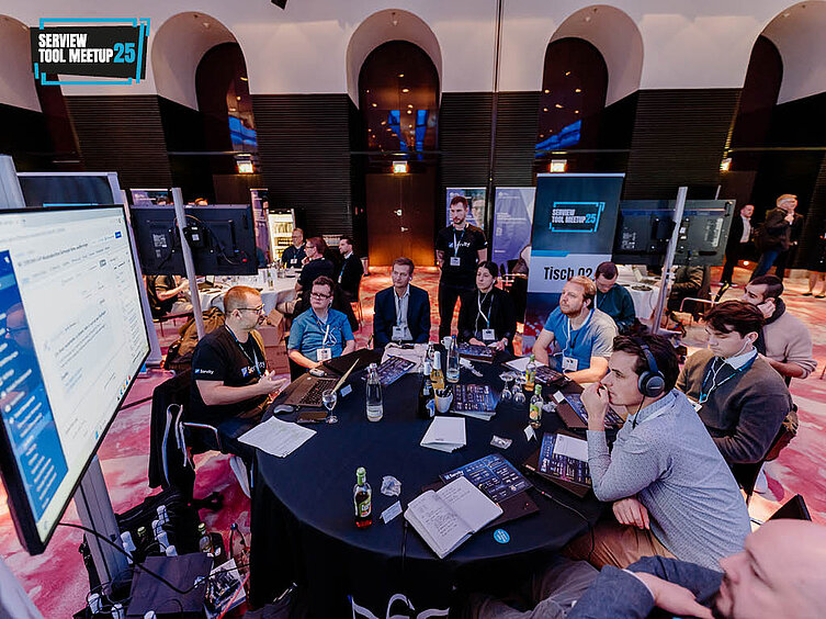SERVIEW TOOL MEETUP aktive Session der Hersteller und Teilnehmer