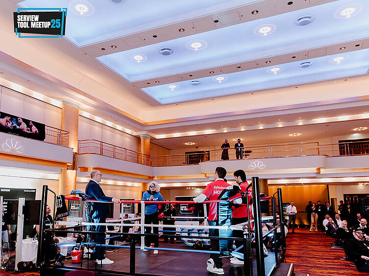 SERVIEW TOOL MEETUP aktive Session der Hersteller und Teilnehmer